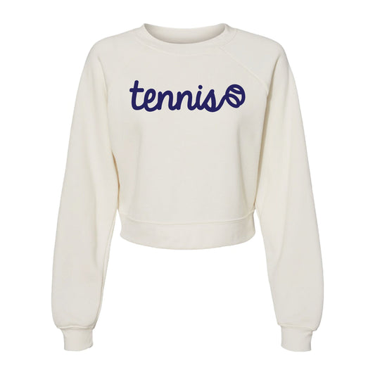Tennis Raglan Crewneck Fleece