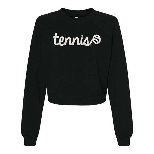Tennis Raglan Crewneck Fleece