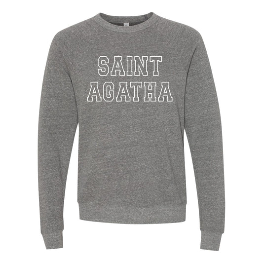 St. Agatha Adult Crewneck Fleece
