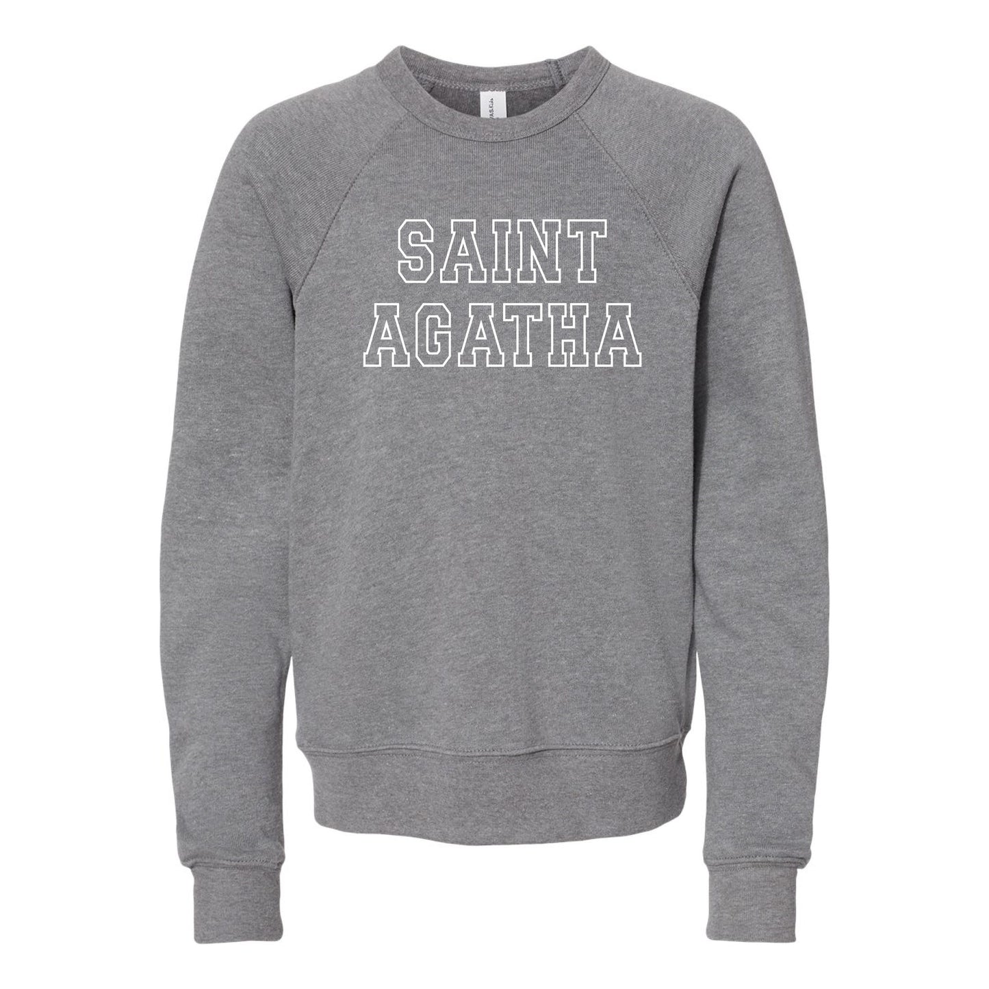 St. Agatha Youth Crewneck Fleece