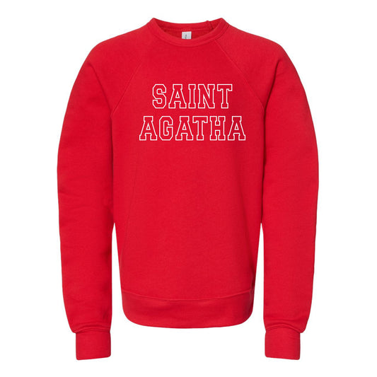 St. Agatha Youth Crewneck Fleece