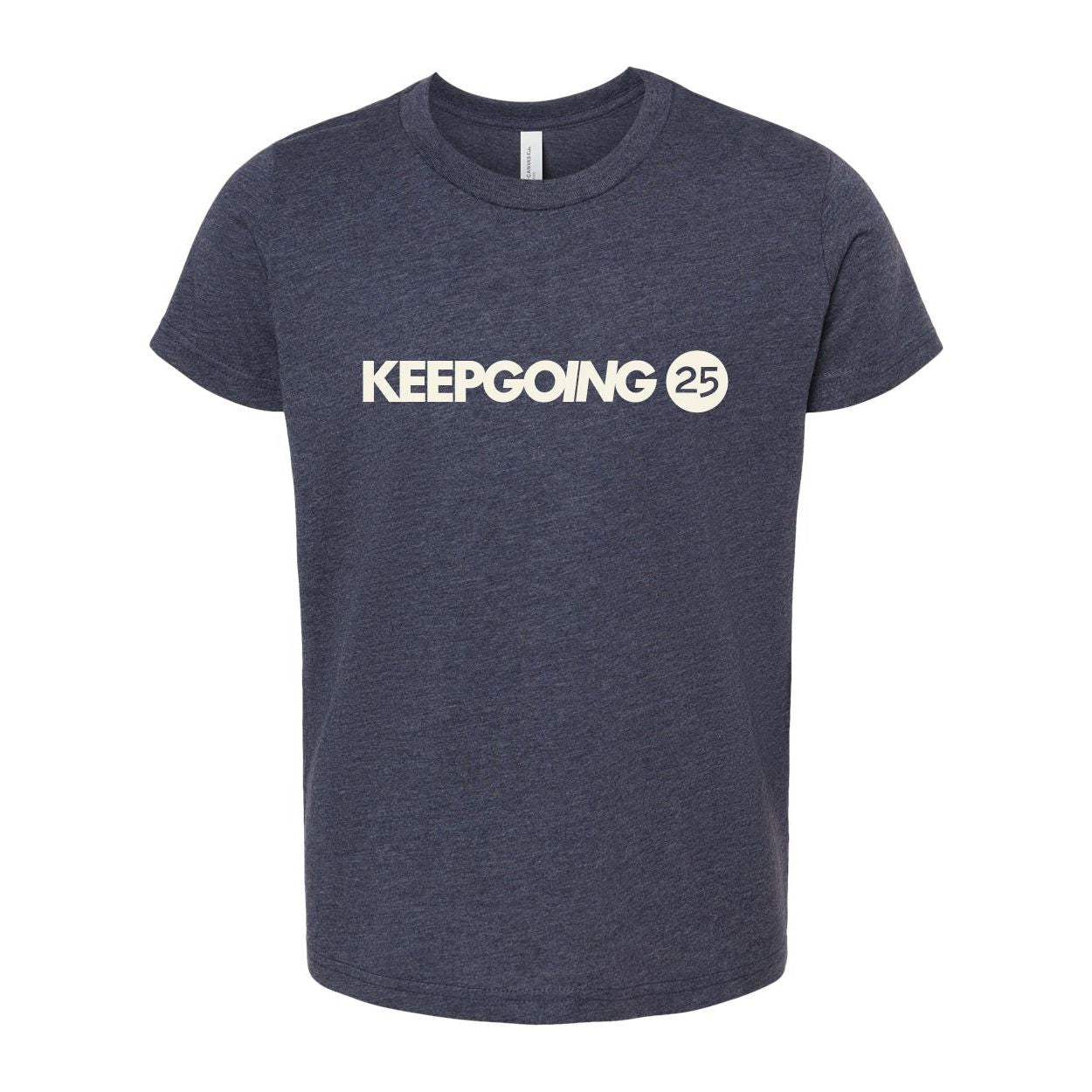 Keep Going 25 Adult Vintage Tee