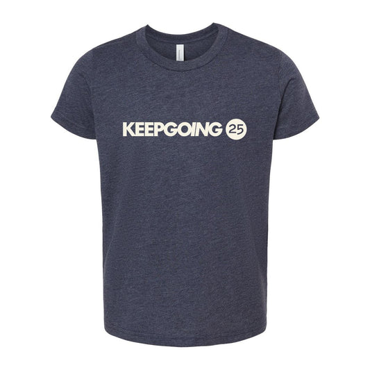 Keep Going 25 Adult Vintage Tee