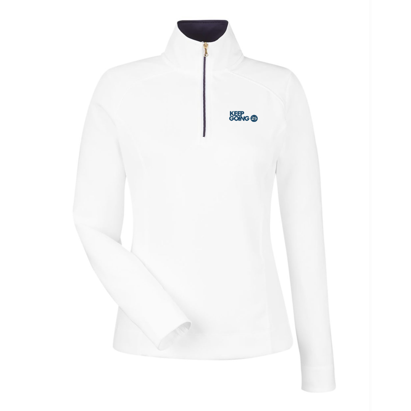 Keep Going 25 Women's Embroidered 1/4 zip