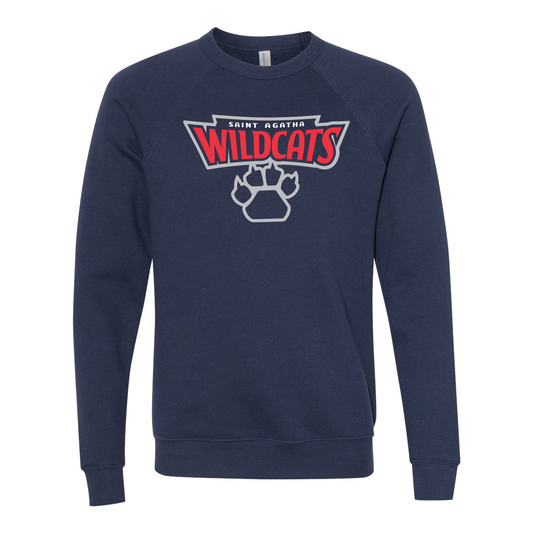 St. Agatha Wildcats Adult Crewneck Fleece
