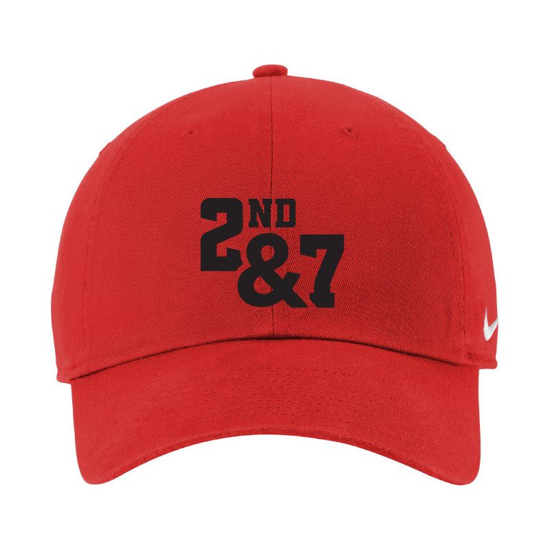 2nd & 7 Embroidered Nike Hat
