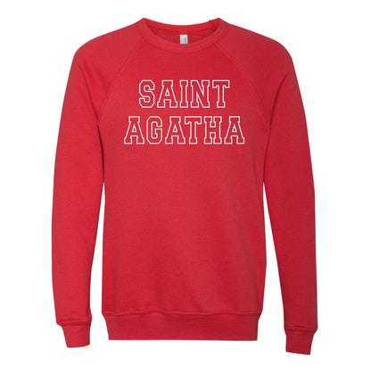 St. Agatha Adult Crewneck Fleece