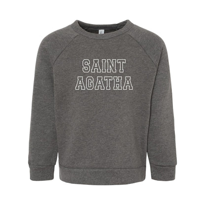 St. Agatha Toddler Crewneck Fleece