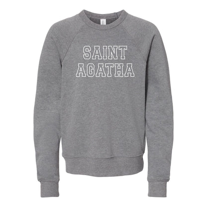 St. Agatha Youth Crewneck Fleece