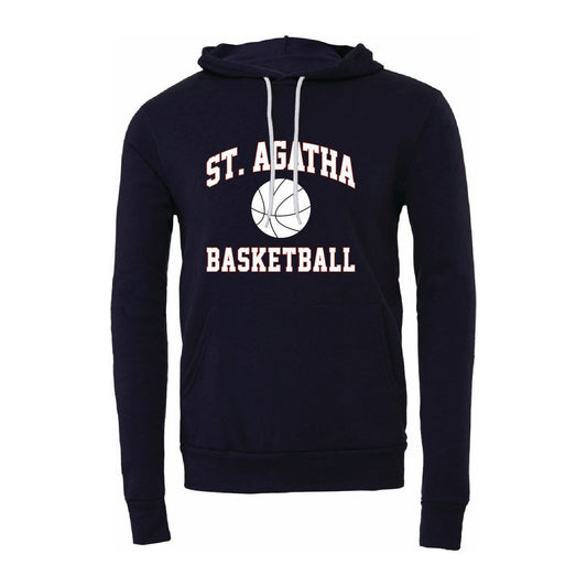 St. Agatha Adult Basketball Hoodie