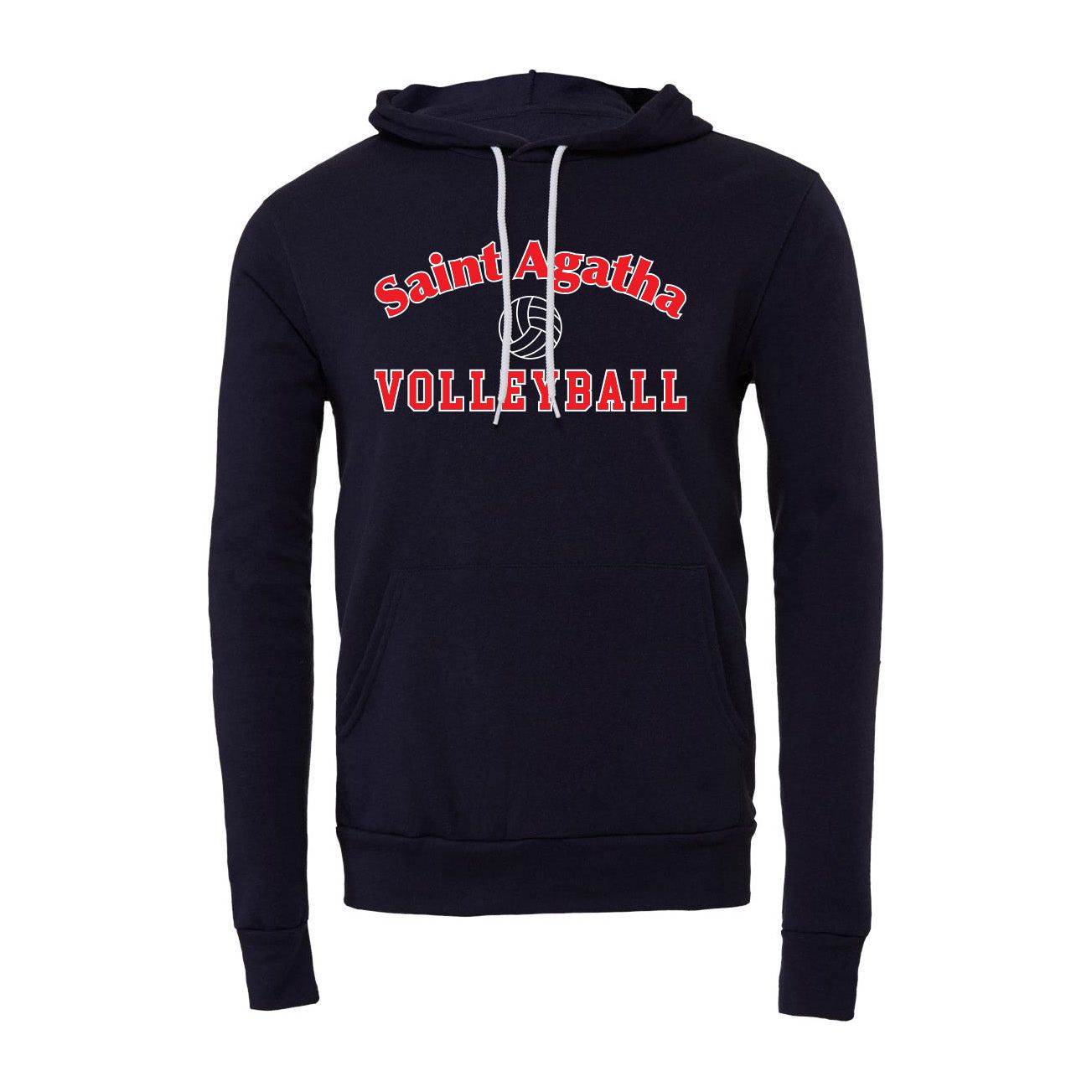 St. Agatha Adult Volleyball Hoodie