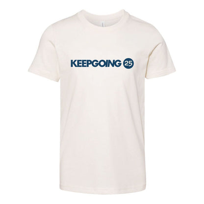 Keep Going 25 Adult Vintage Tee