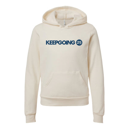 Keep Going 25 Youth Vintage Hoodie