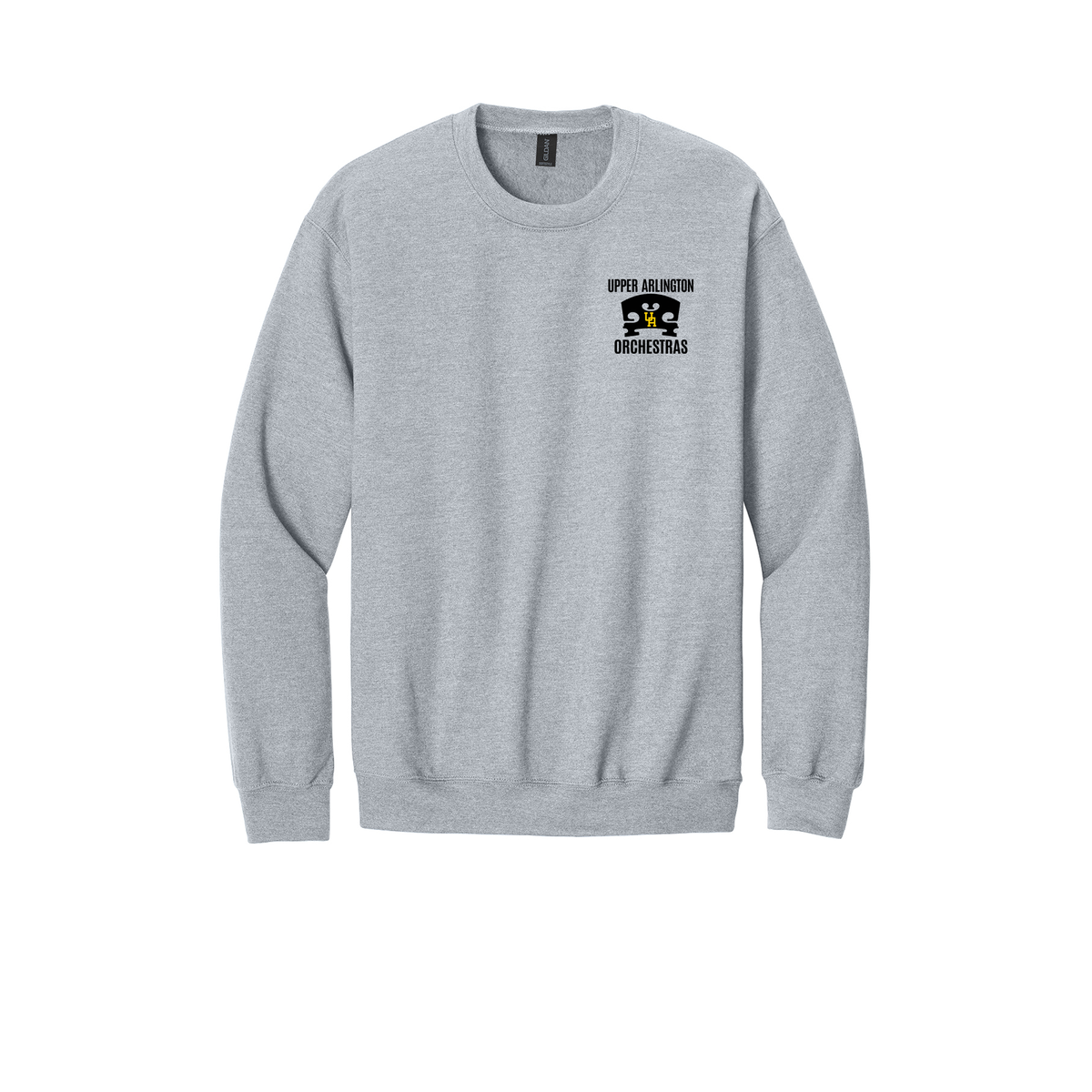 Upper Arlington Orchestras Lyre Left Chest Crewneck