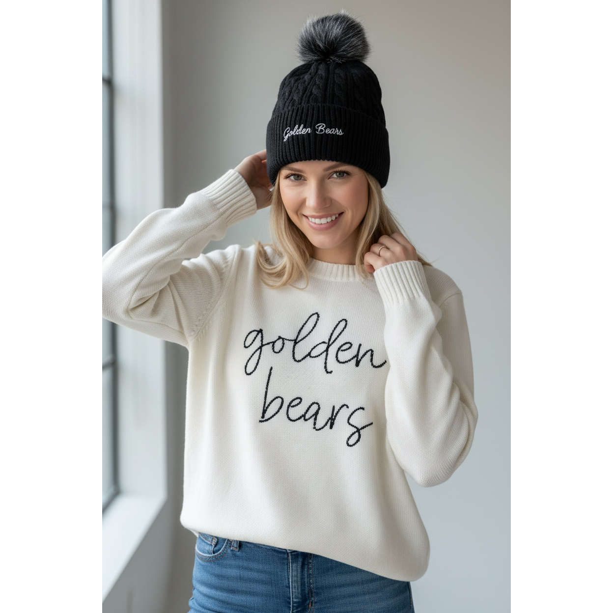 Golden Bears Women's Knit Sweater