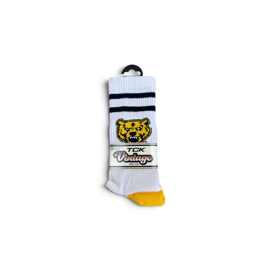 Upper Arlington Black Retro Stripe Sock