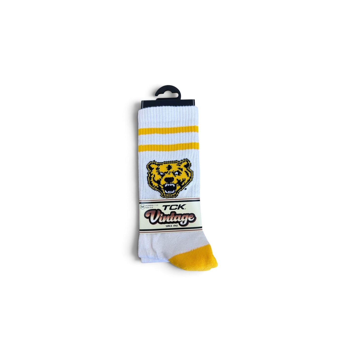 Upper Arlington Gold Retro Stripe Sock