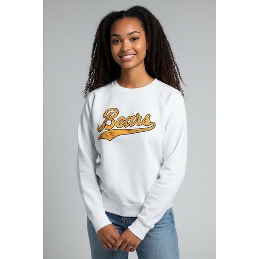 Script Bears Adult Crewneck