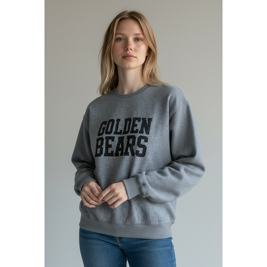 Trendy Queen Stacked Golden Bears Sweatshirt