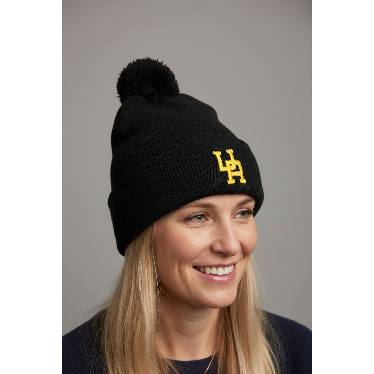 UA Embroidered Pom Beanie