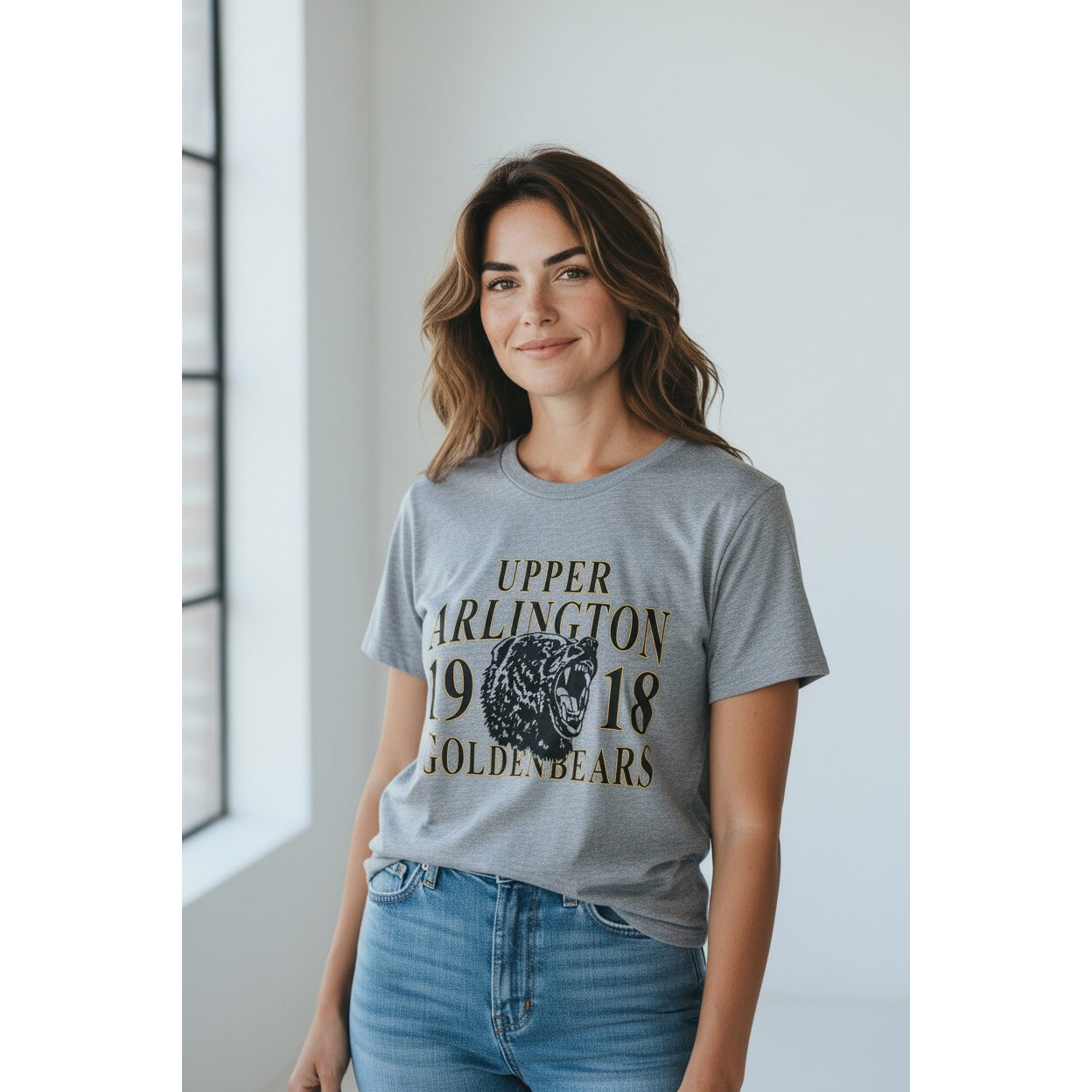 Roaring Bear 1918 Women's Heavy Weight Tee