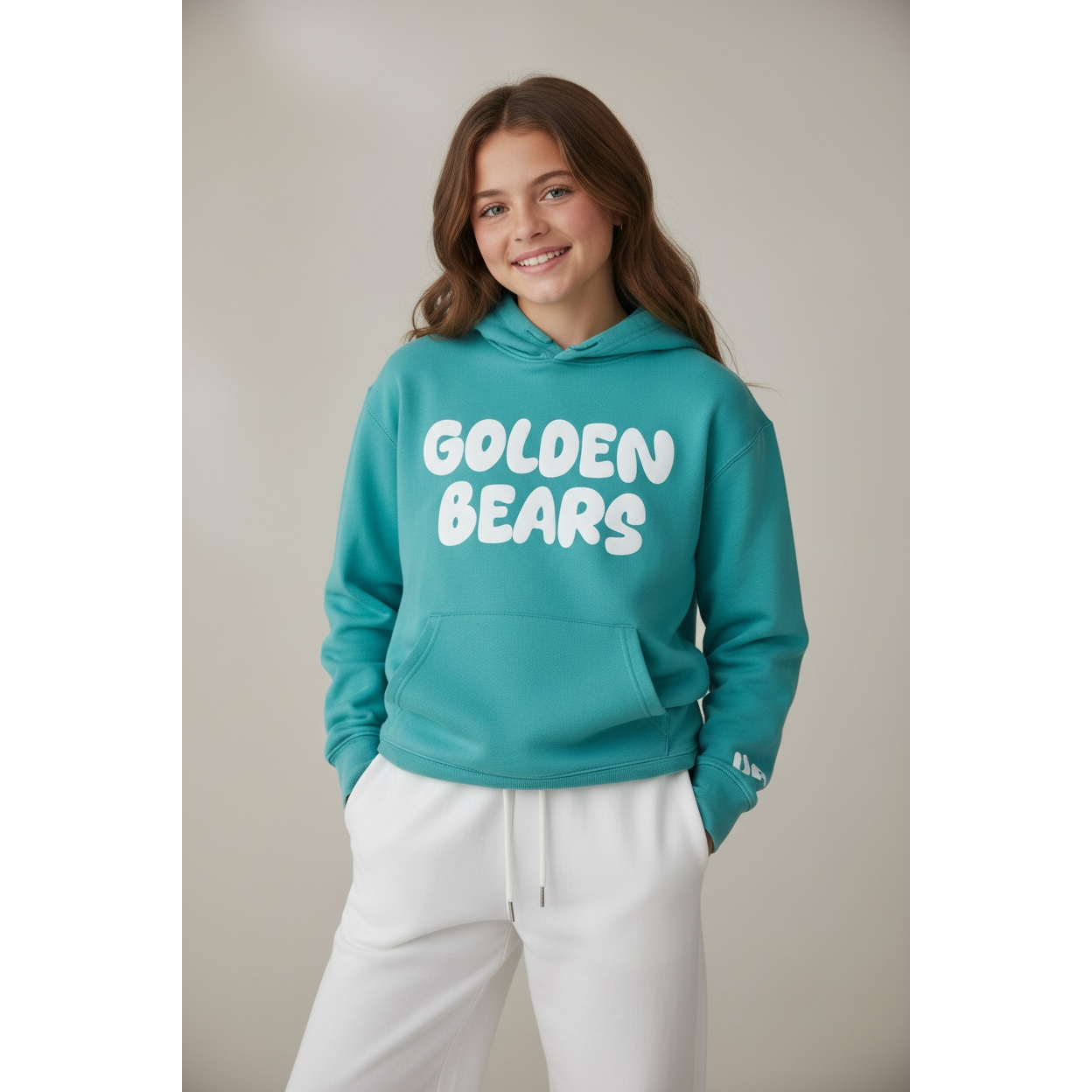 Golden Bears Puff Youth Hoodie