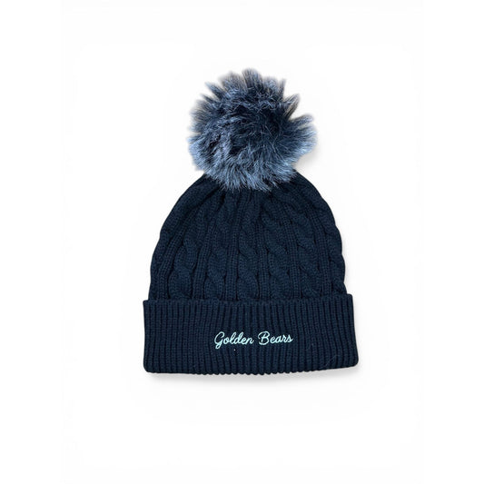 Golden Bears Script Women's Pom Hat