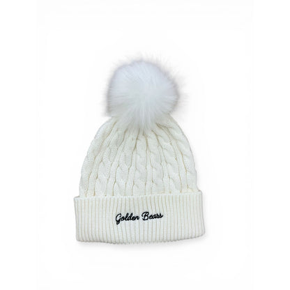 Golden Bears Script Women's Pom Hat
