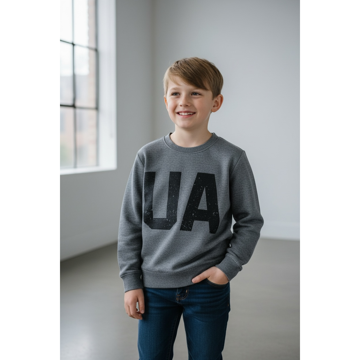UA Vintage Youth Crewneck