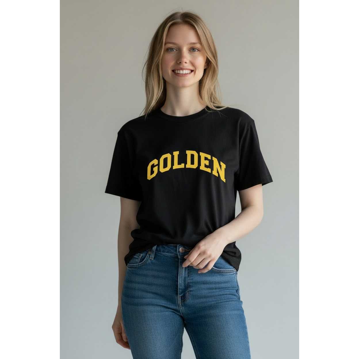 Golden Women's Heavy Weight Boxy Tee