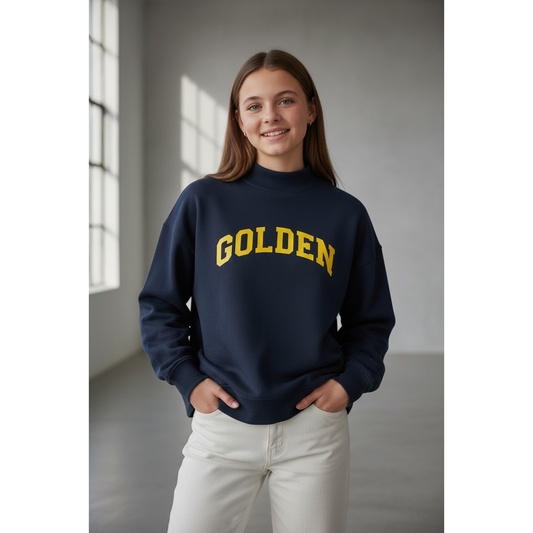 Golden Youth Mockneck Sweatshirt