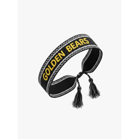 Golden Bears Woven Bracelets