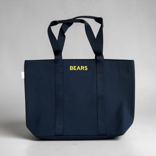 Embroidered Bears Large Motion Tote