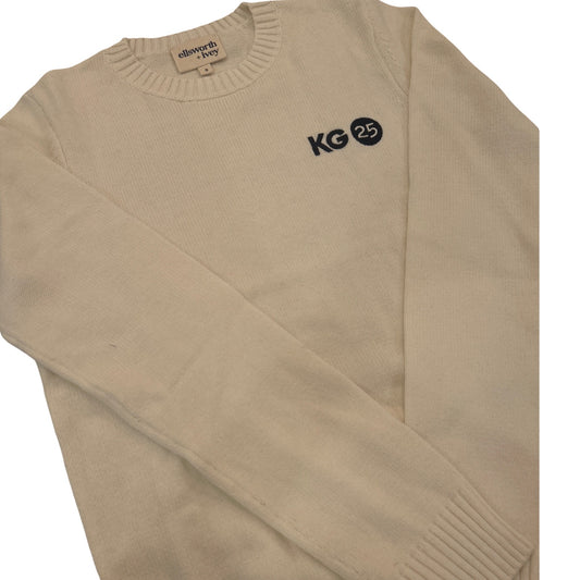 KG25 Women's Ivory Knit Sweater