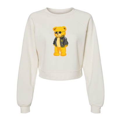 Goldie Women's Mid Length Raglan Crewneck Fleece