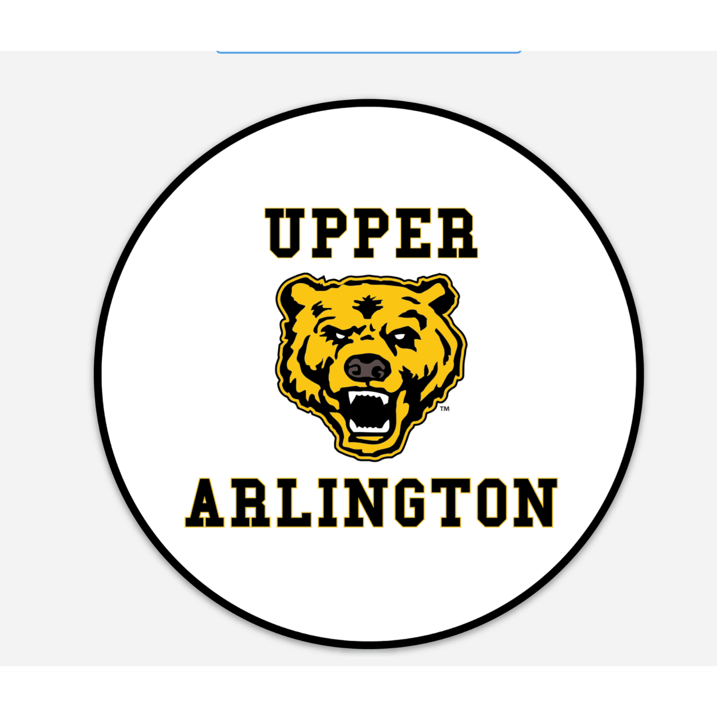 Upper Arlington White Magnet