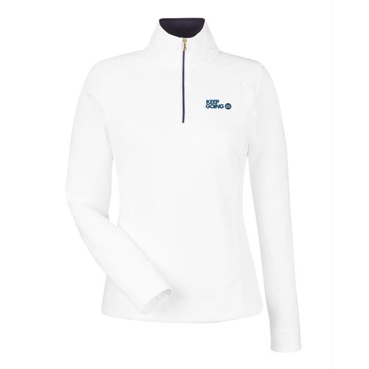 Keep Going 25 Women's Embroidered 1/4 zip