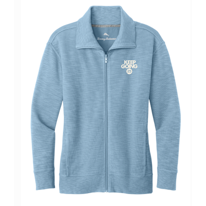 Keep Going 25 Tommy Bahama Women's Embroidered Full Zip
