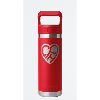 CPH 18 oz. Yeti Water Bottle with Straw