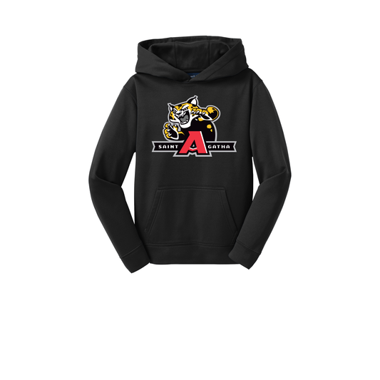St. Agatha Youth Performance Hoodie