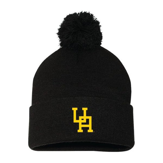 UA Embroidered Pom Beanie