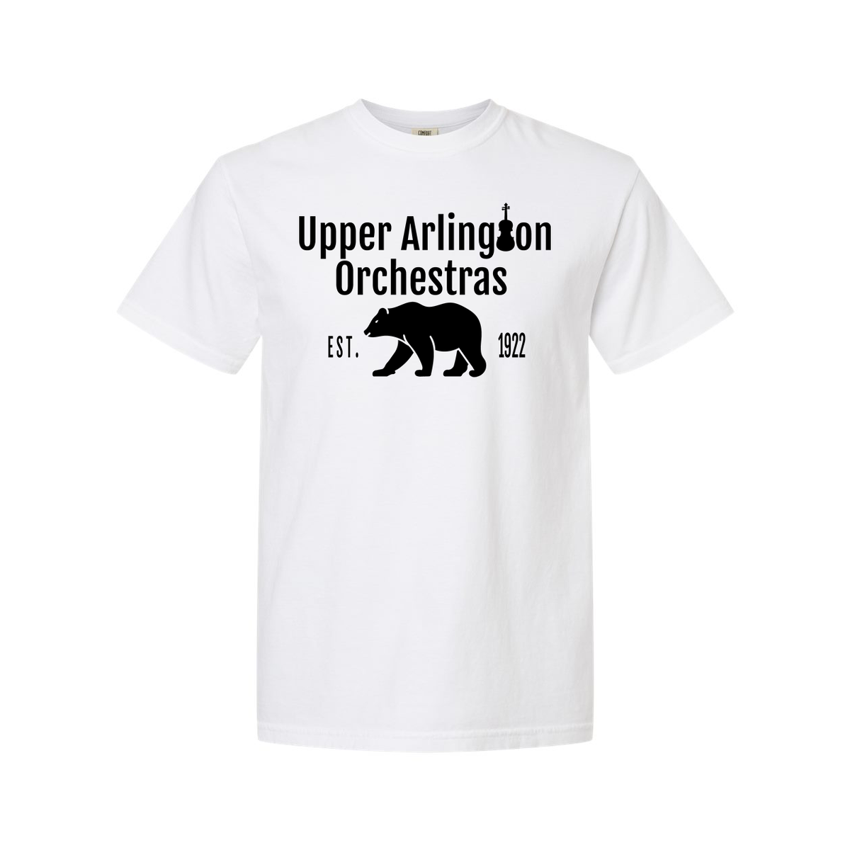 Comfort Colors: Upper Arlington Orchestras Black Bear Tee