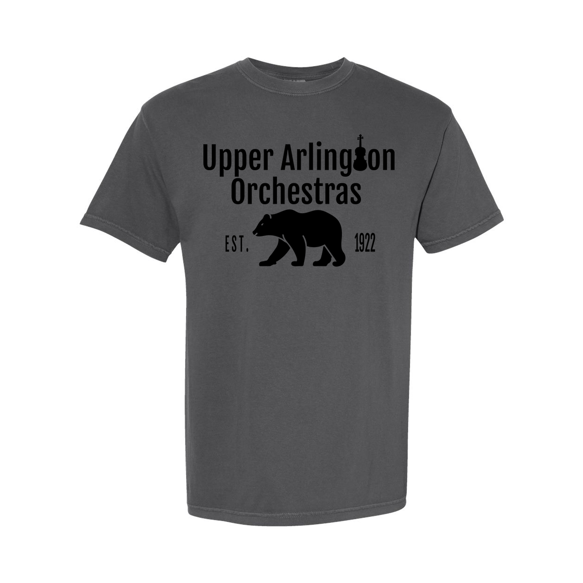 Comfort Colors: Upper Arlington Orchestras Black Bear Tee