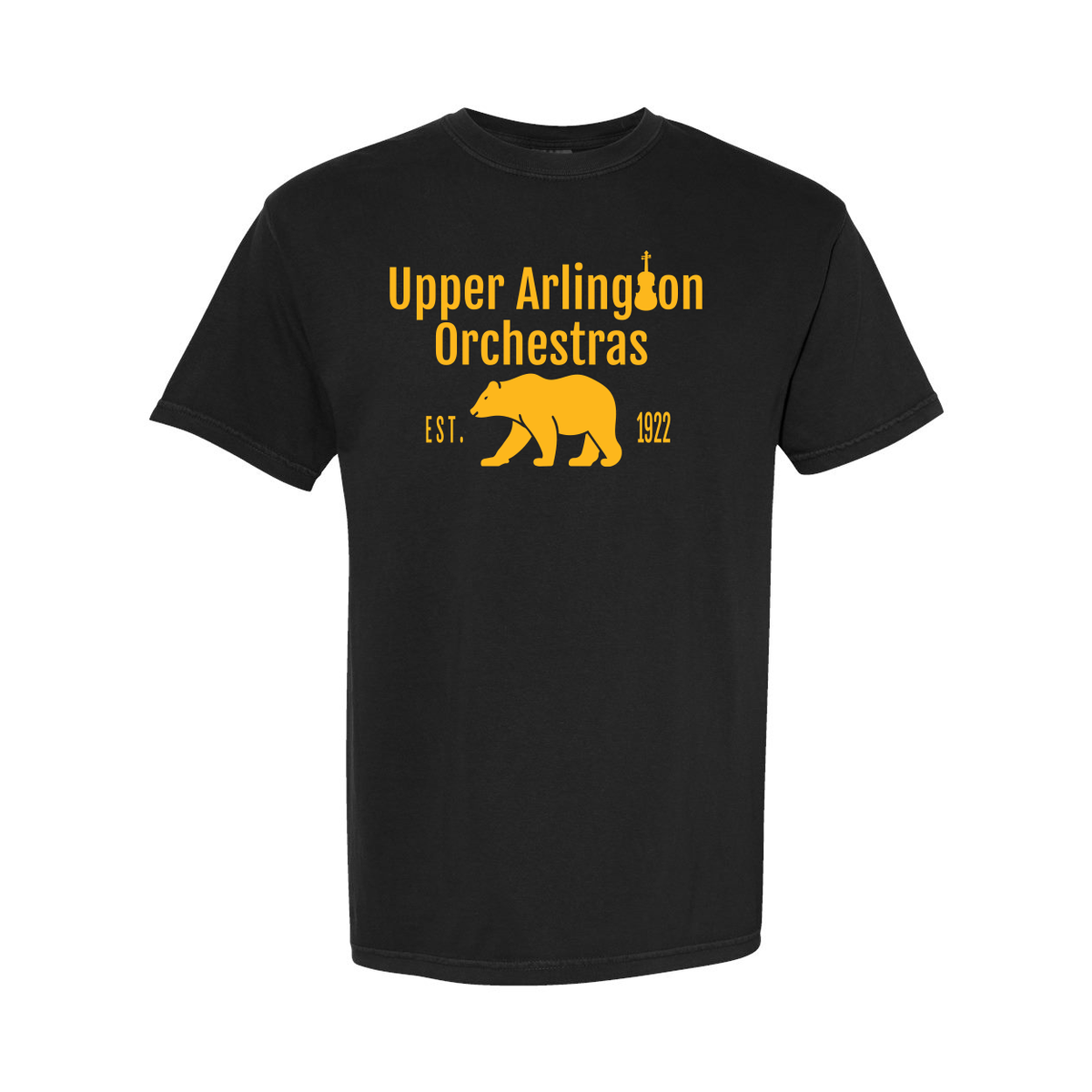 Comfort Colors: Upper Arlington Orchestras Gold Bear Tee