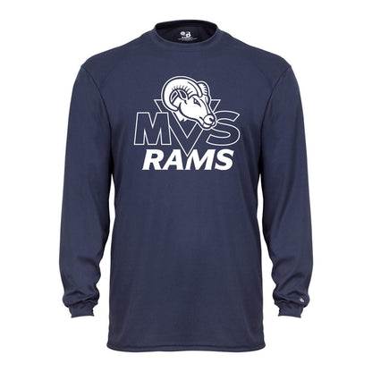 MVS Rams Youth Performance Long Sleeve Tee